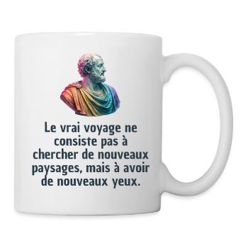 T-shirts Stoïcisme : L'inspiration à portée de soi - Mug blanc - blanc - Droite