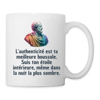 T-shirts Stoïcisme : L'inspiration à portée de soi - Mug blanc - blanc - Droite