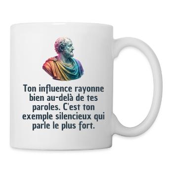 T-shirts Stoïcisme : L'inspiration à portée de soi - Mug blanc - blanc - Droite