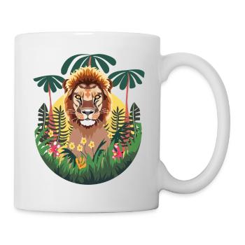 Lion Jungle - Mug - white - Right