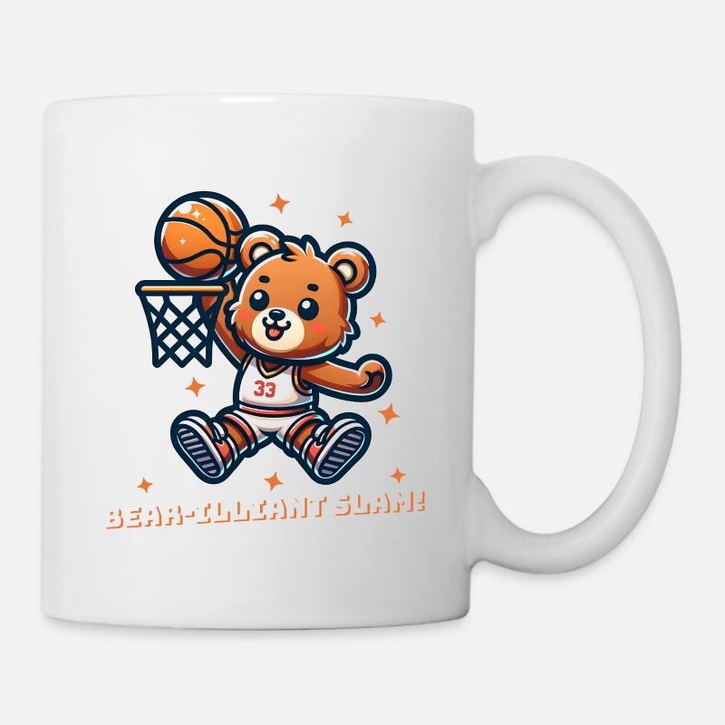 Basketball bear - Mug - white