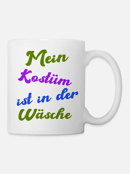 kostüm wäsche - Tasse - Weiß