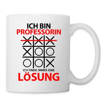 Professorin Lustige Sprüche Witzig Dankeschön - Tasse - Weiß - Rechts