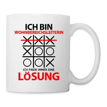 Wohnbereichsleiterin Sprüche Wohnbereichsleitung - Tasse - Weiß - Rechts