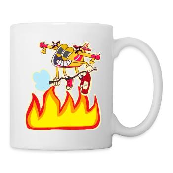 Firefighter Water Bomber - Mug - white - Right