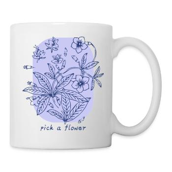 Pick a Flower - Mug - white - Right