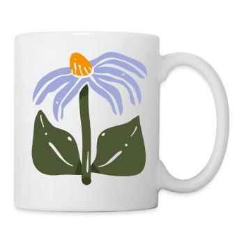 Stylized Wildflower - Mug - white - Right