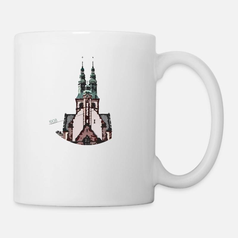 1908 Friedenskirche Kassel - Tasse - Weiß