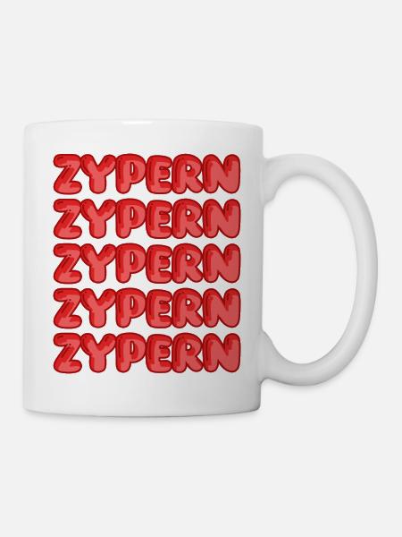 Geschenk für Zypern - Tasse - Weiß