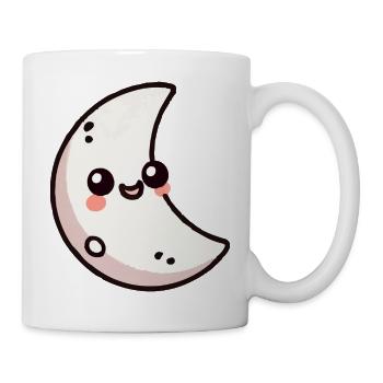 mond - Tasse - Weiß - Rechts