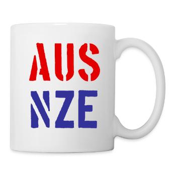 AUS - NZE - New Zealand - Australia - Neuseeland - Mug - white - Right