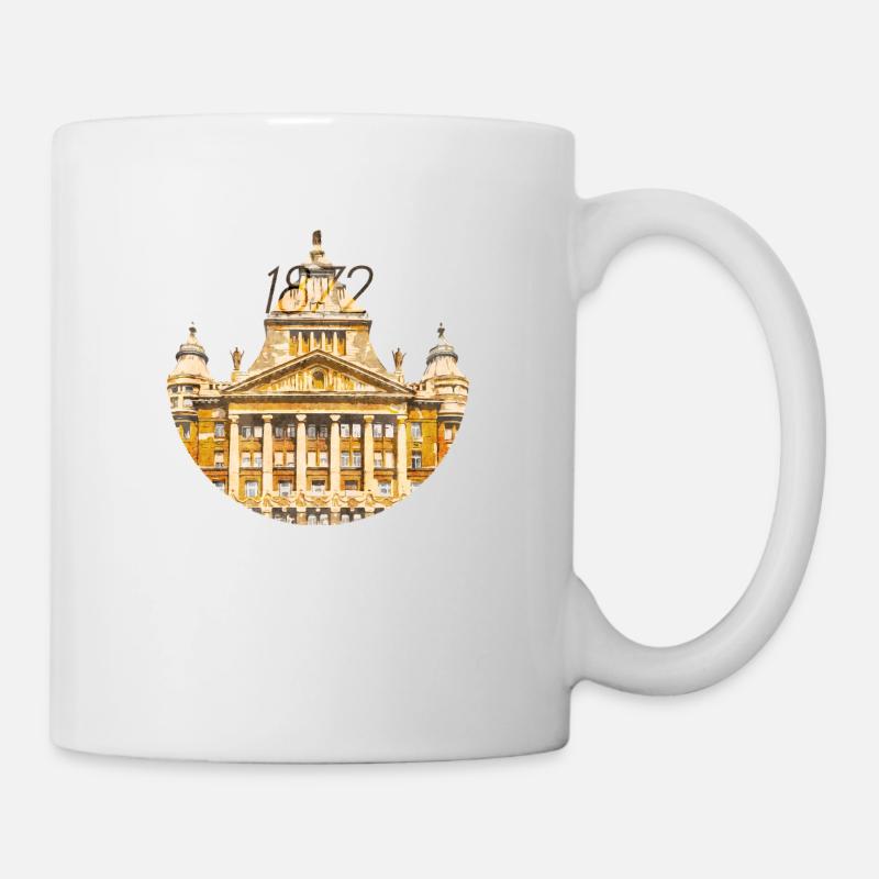 1872 Anker Palace Budapest - Tasse - Weiß