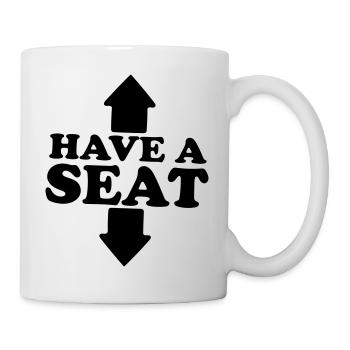 avoir un - Mug blanc - blanc - Droite