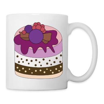 Törtchen - Tasse - Weiß - Rechts