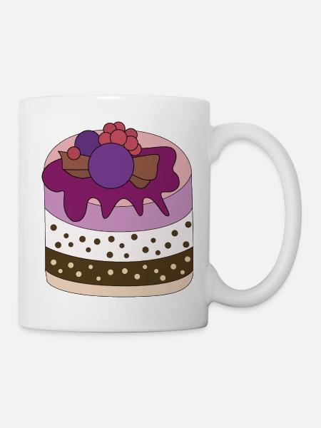 Tarte - Mug blanc - blanc