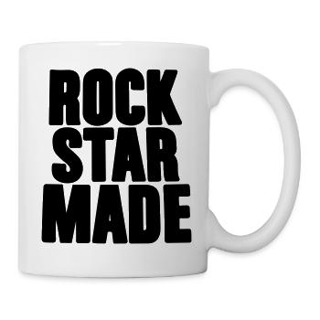 rock star made - Mug - white - Right