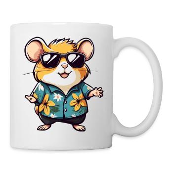 Hamster Funny Summer - Mug - white - Right