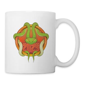 Année du Serpent 2025 - Mug blanc - blanc - Droite