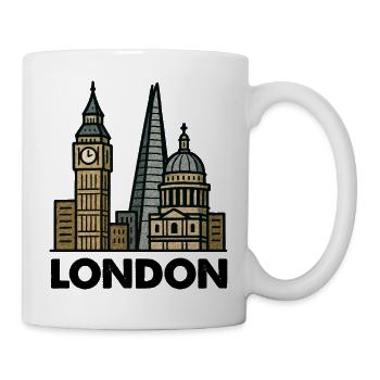 London Skyline - Mug - white - Right