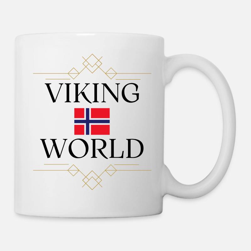 VIKING WORLD ELEGANT - Tasse - Weiß