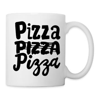 PIZZA PIZZA PIZZA - Mug blanc - blanc - Droite