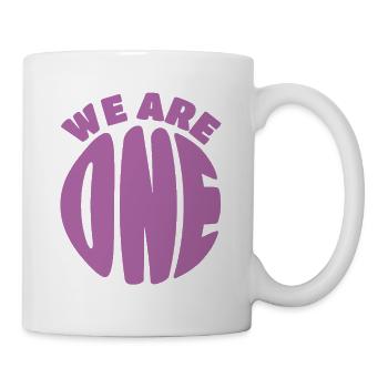 WE ARE ONE (ONE EARTH) - Tasse - Weiß - Rechts