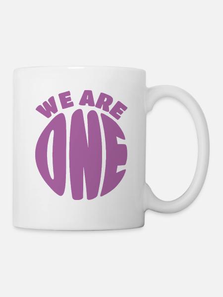WE ARE ONE (ONE EARTH) - Tasse - Weiß