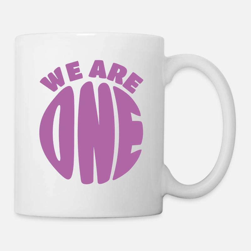 WE ARE ONE (ONE EARTH) - Tasse - Weiß
