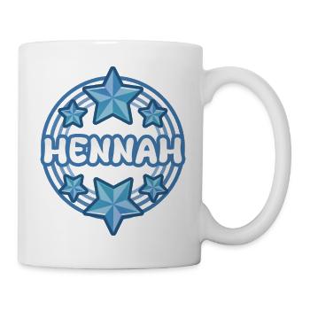 Nom : Henné - Mug blanc - blanc - Droite