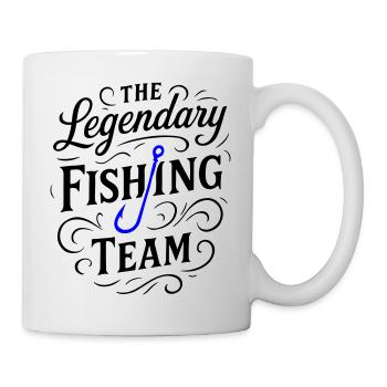 Fishing Team Spruch - Tasse - Weiß - Rechts
