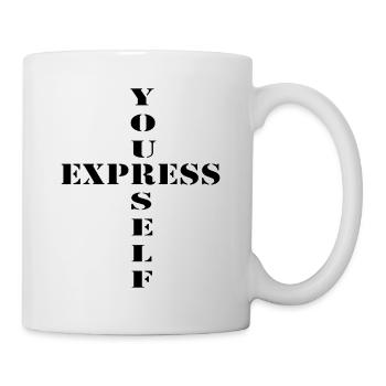 ExpressYourself - Tasse - Weiß - Rechts