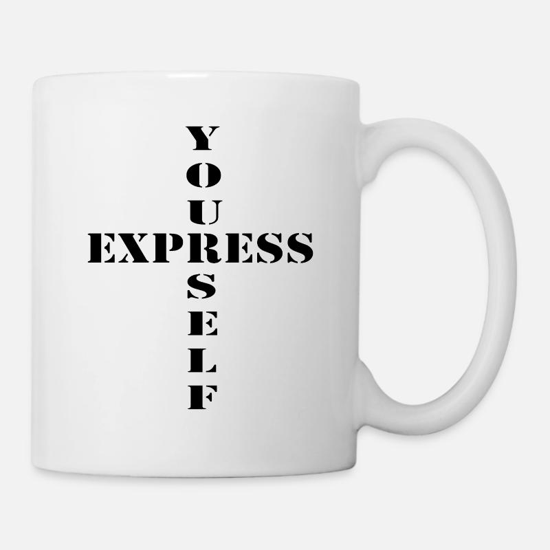 ExpressYourself - Tasse - Weiß