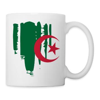 Drapeau Algérien - Mug blanc - blanc - Droite