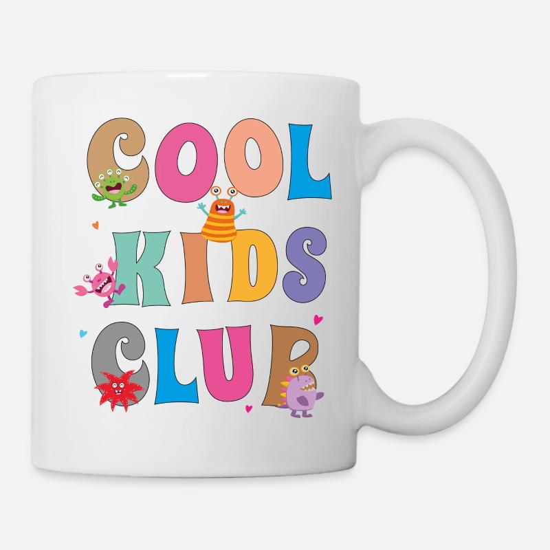 Club pour enfants cool - Mug blanc - blanc