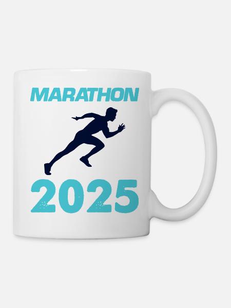 Marathon 2025 - Tasse - Weiß