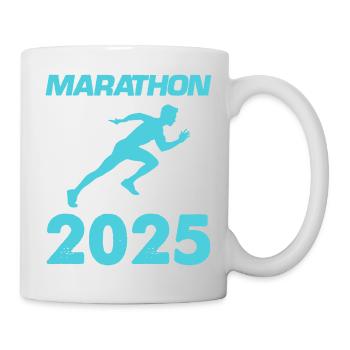 marathon 2025 - Tasse - Weiß - Rechts