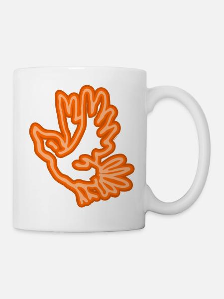 Oiseau néon - Mug blanc - blanc