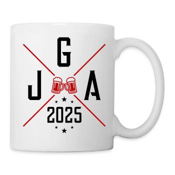 Jga 2025 Bier Junggesellen - Tasse - Weiß - Rechts