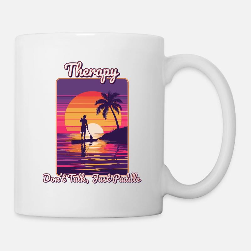 SUP - Thérapie - Dire - Mug blanc - blanc