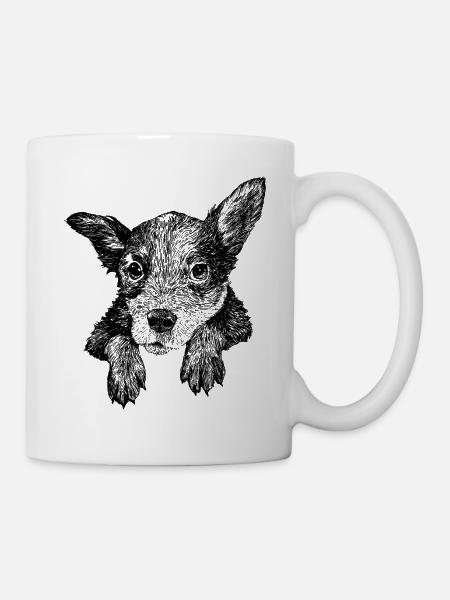 Wildfang "Rogue" Hund - Tasse - Weiß