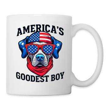 Amerikas Bester Hund - Tasse - Weiß - Rechts