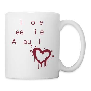 This Love Feels Like A Haunting Shirt - Romantique - Mug blanc - blanc - Droite