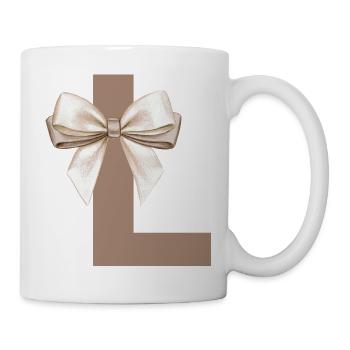 Letter L Knot - Mug - white - Right