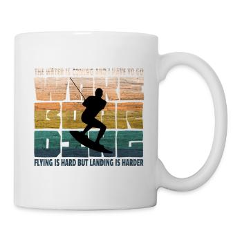 Wakeboarding Wakeboard Vintage - Mug blanc - blanc - Droite
