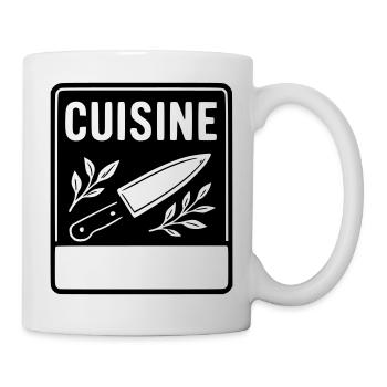 Kitchen -LAST NAME FIRST NAME - Mug - white - Right