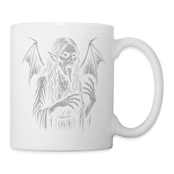 Strzyga - Slavic Demon Witch Illustration - Mug - white - Right