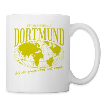 Dortmund Heimat Stolz Fußball Geschenk - Tasse - Weiß - Rechts