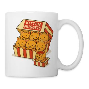 Colorful Kitten in Toy Box - Mug - white - Right