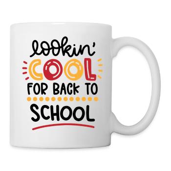 Cool Back to School – Funny Design - Mug - white - Right