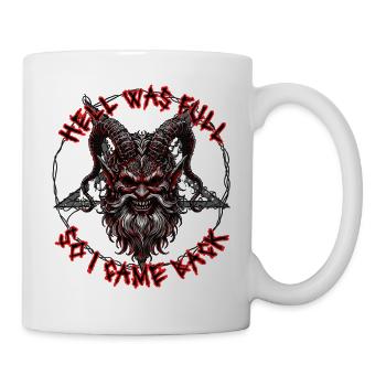Satanist Baphomet Satanismus  - Tasse - Weiß - Rechts